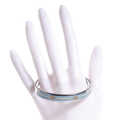 Hermes Enamel Printed Rope Narrow Bracelet 65 2 of 5