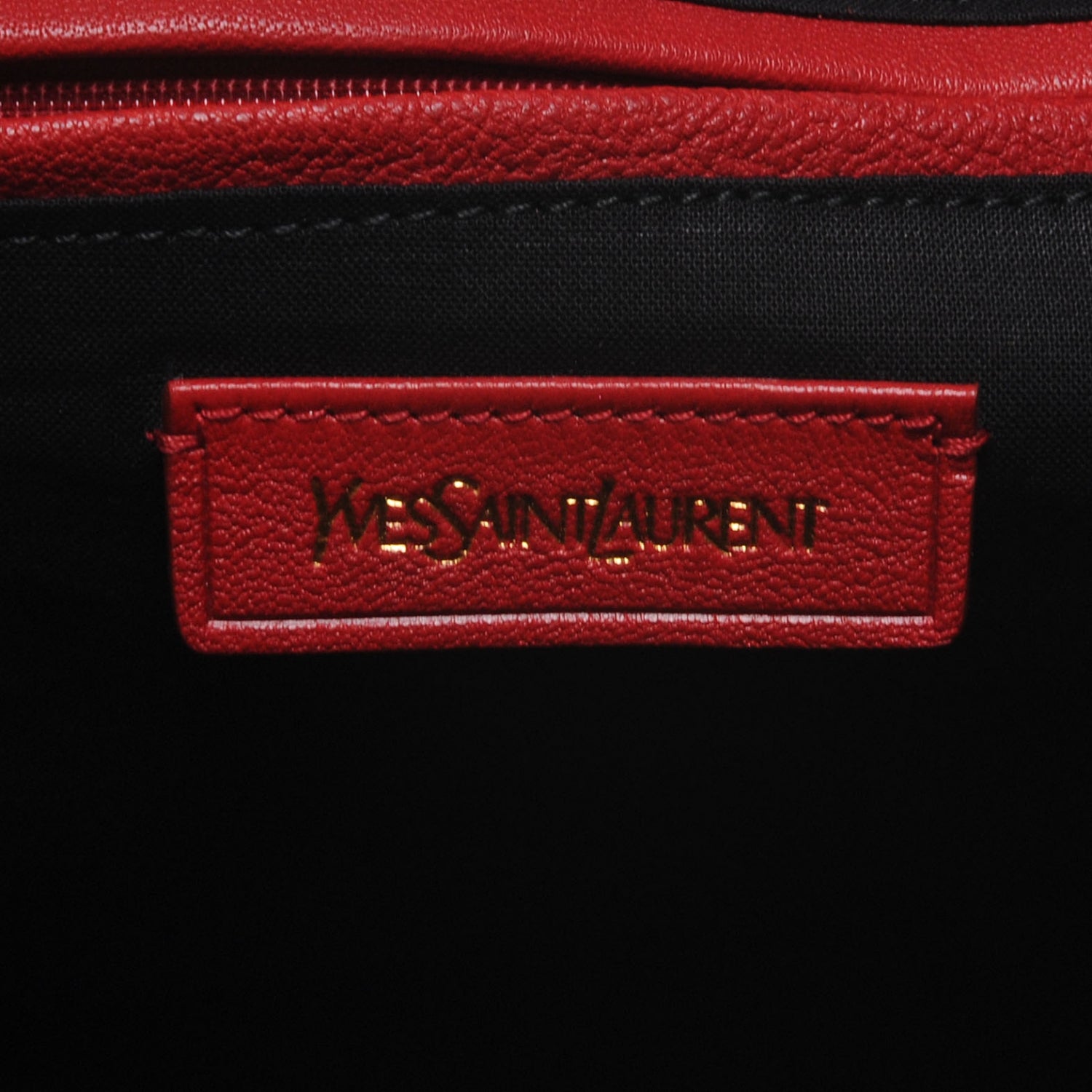 Saint Laurent Sheepskin Large Cabas ChYc Red 6 of 7