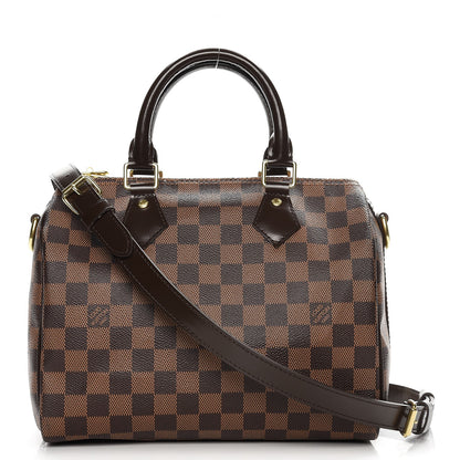 Louis Vuitton Damier Ebene Speedy Bandouliere 25 1 of 15