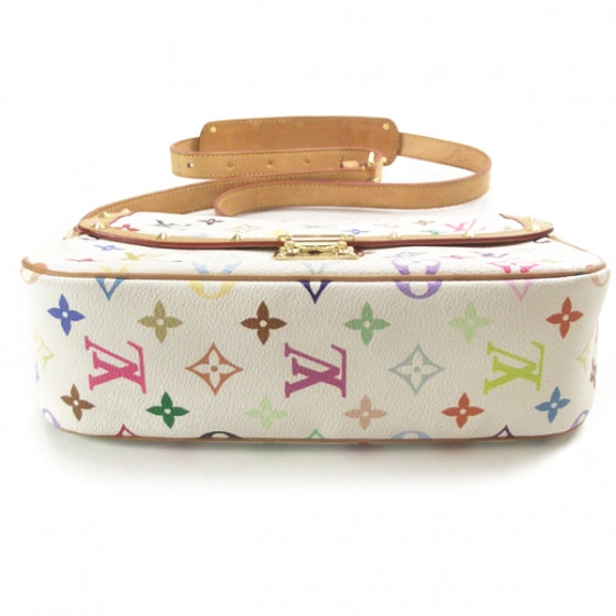 Louis Vuitton Monogram Multicolor Sologne White 4 of 12