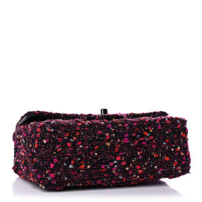 Chanel Tweed Quilted Mini Rectangular Flap Pink Multicolor 3 of 11