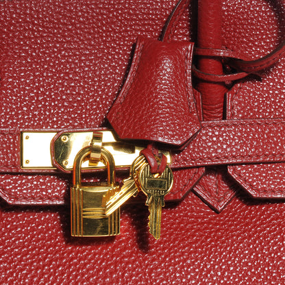 Hermes Togo Birkin 30 Rouge Garance 10 of 10