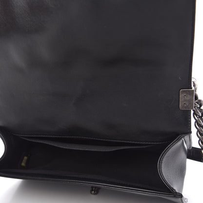 Chanel Calfskin Quilted Medium Boy Flap Black 5 of 13