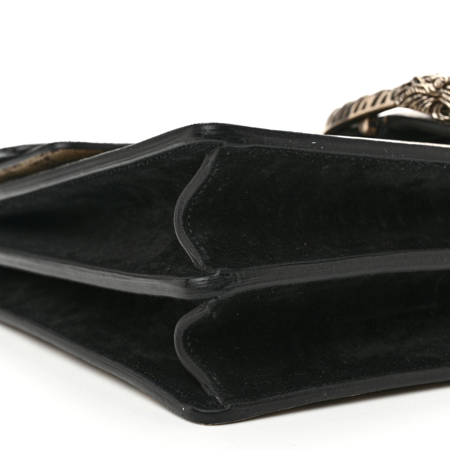 GG Supreme Monogram Medium Dionysus Shoulder Bag Black