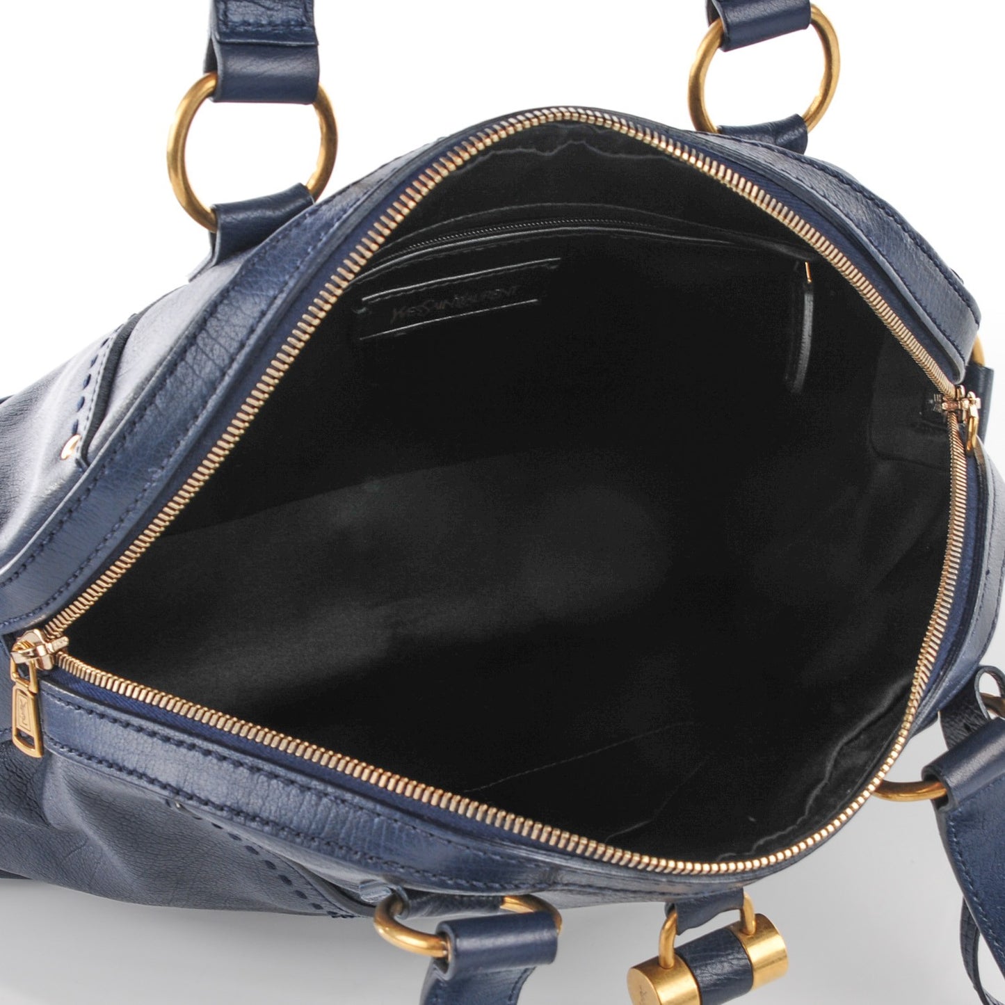 Calfskin Large Muse Navy Blue