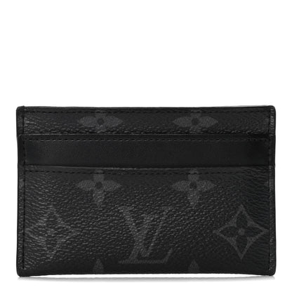 Louis Vuitton Monogram Eclipse Porte-Cartes Double Card Holder 1 of 7