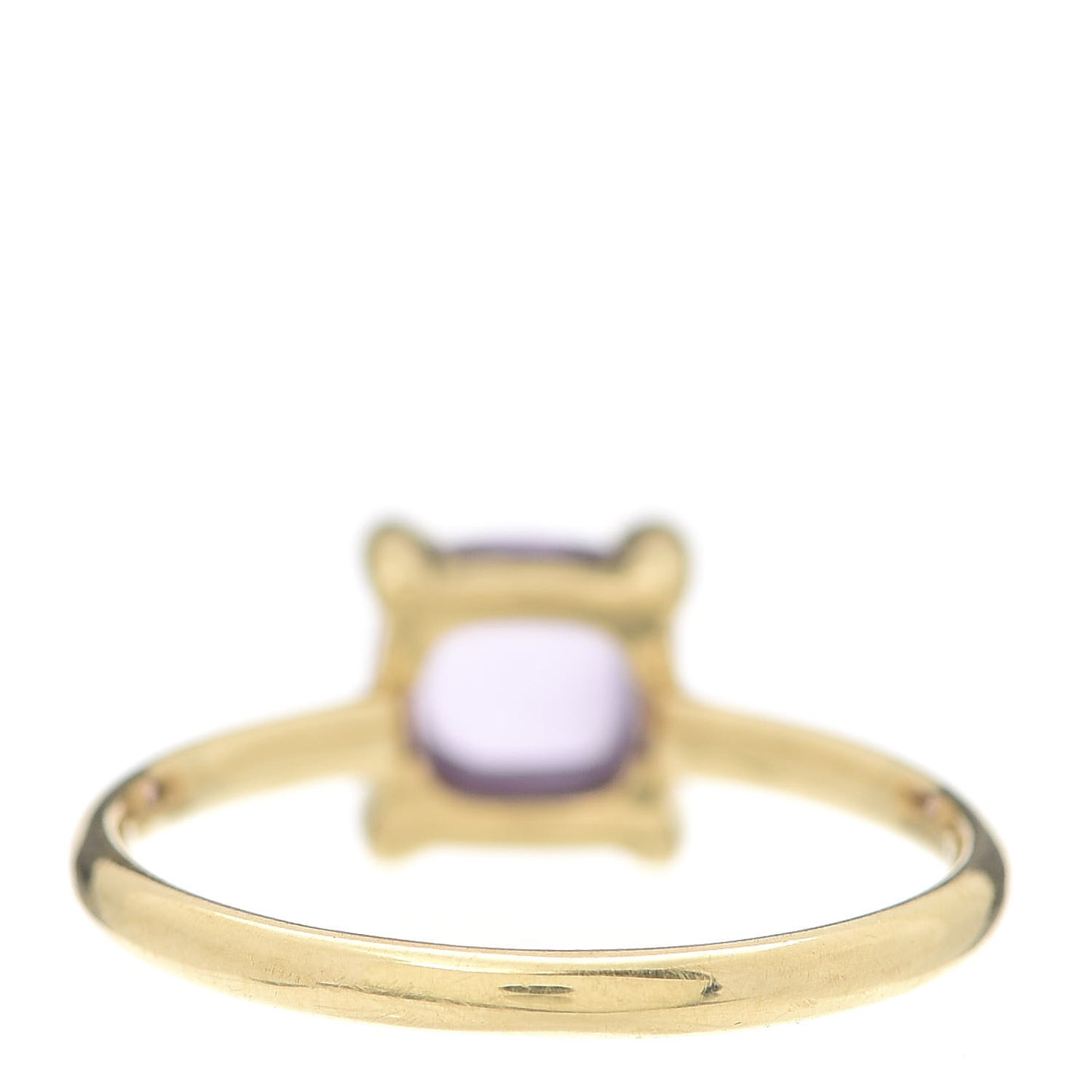 18K Yellow Gold Amethyst 7mm Paloma Picasso Sugar Stacks Ring 49 5