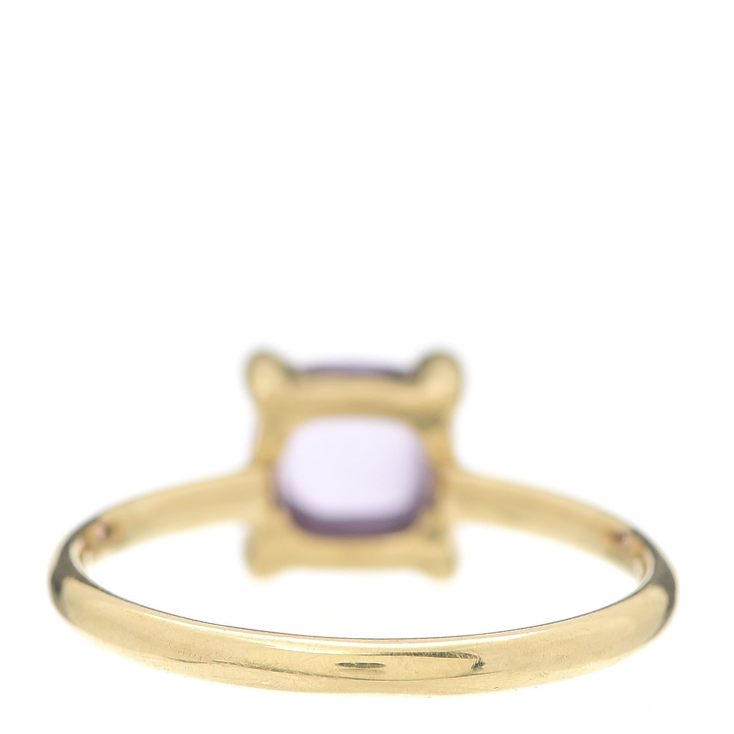 Tiffany 18K Yellow Gold Amethyst 7mm Paloma Picasso Sugar Stacks Ring 49 5 3 of 5