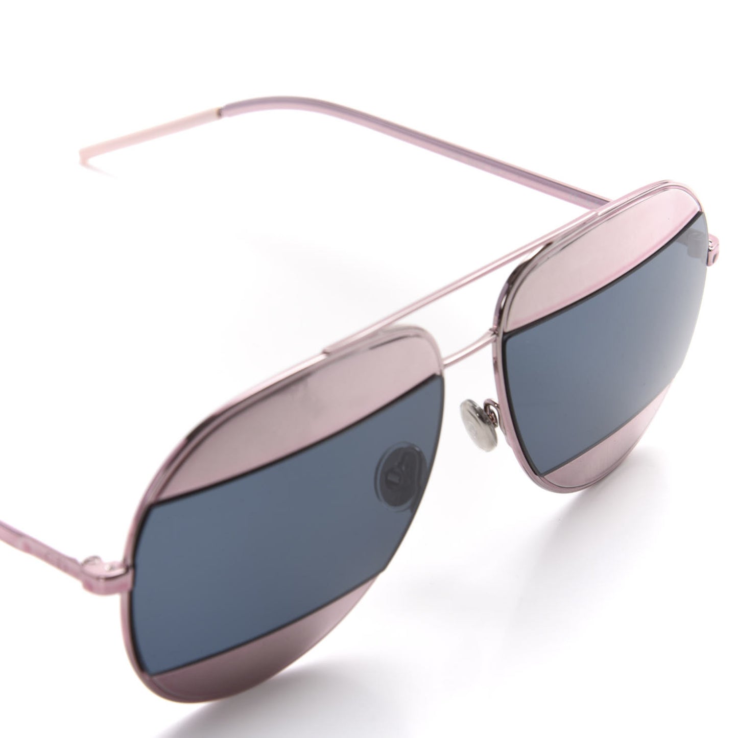 Split 1 Aviator Sunglasses Pink Blue