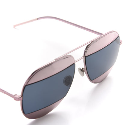 Christian Dior Split 1 Aviator Sunglasses Pink Blue 6 of 8