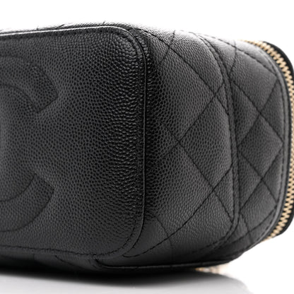 Chanel Caviar Quilted Trendy Handle Mini Vanity Black 10 of 11