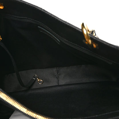 Chanel Caviar Quilted Grand Shopping Tote GST Black 5 of 10
