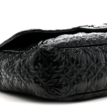 Chanel Vinyl Rock In Moscow Single Flap Black 9 of 10