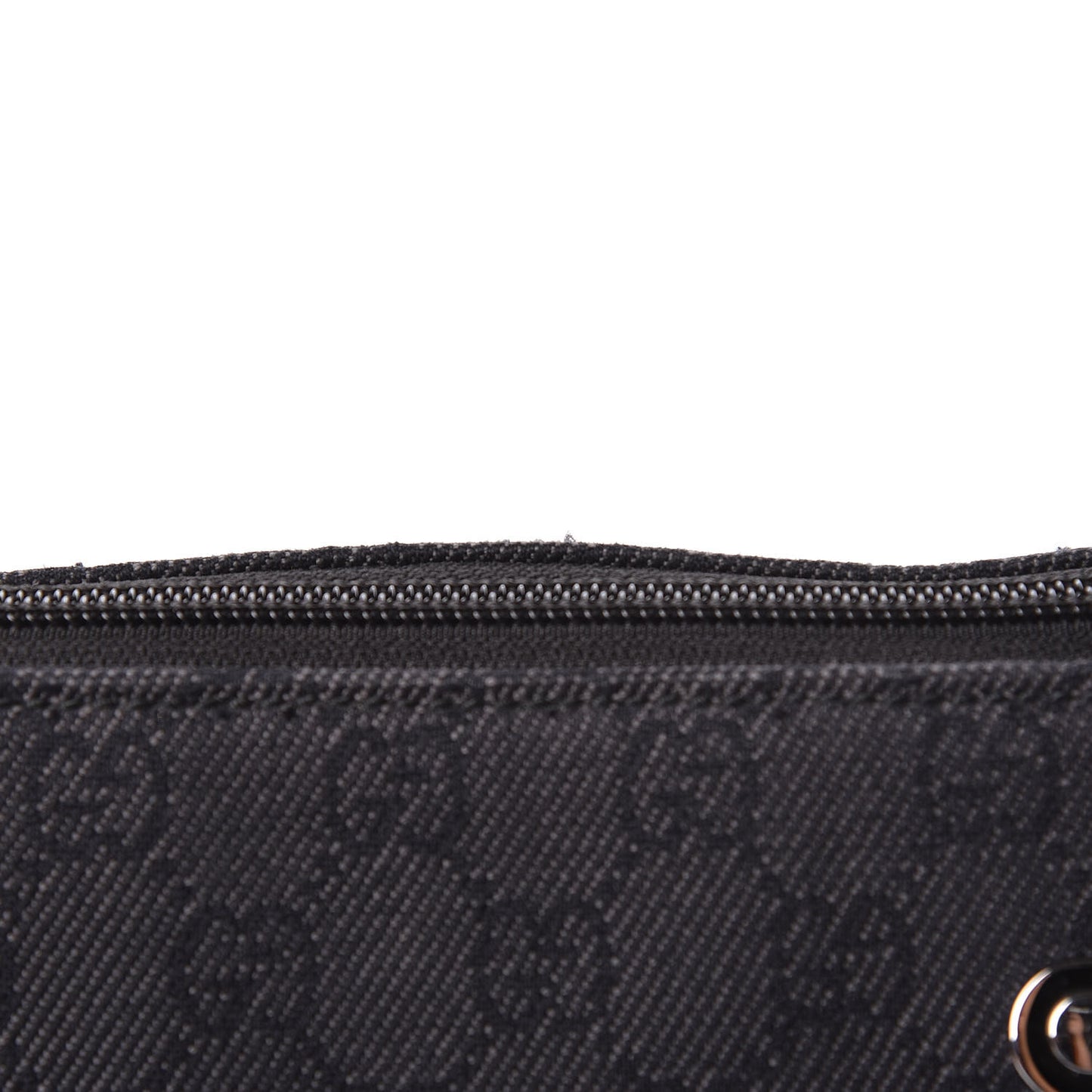 Denim Monogram Messenger Bag Black