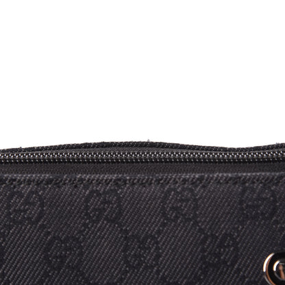 Gucci Denim Monogram Messenger Bag Black 9 of 14