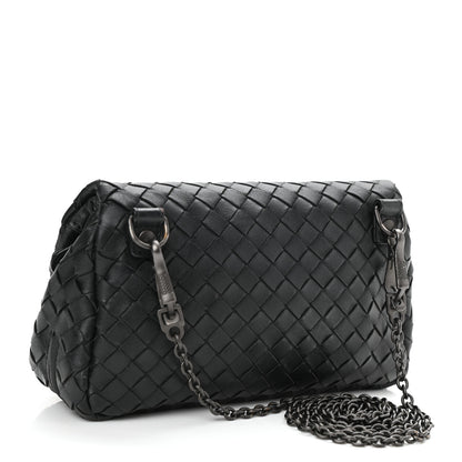 Bottega Veneta Nappa Intrecciato Small Chain Crossbody Black 3 of 7
