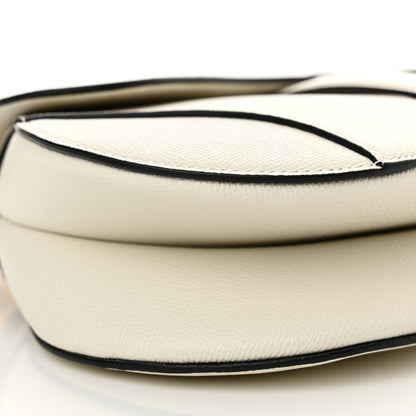 Christian Dior Grained Calfskin Saddle Bag With Strap Latte 9 of 10