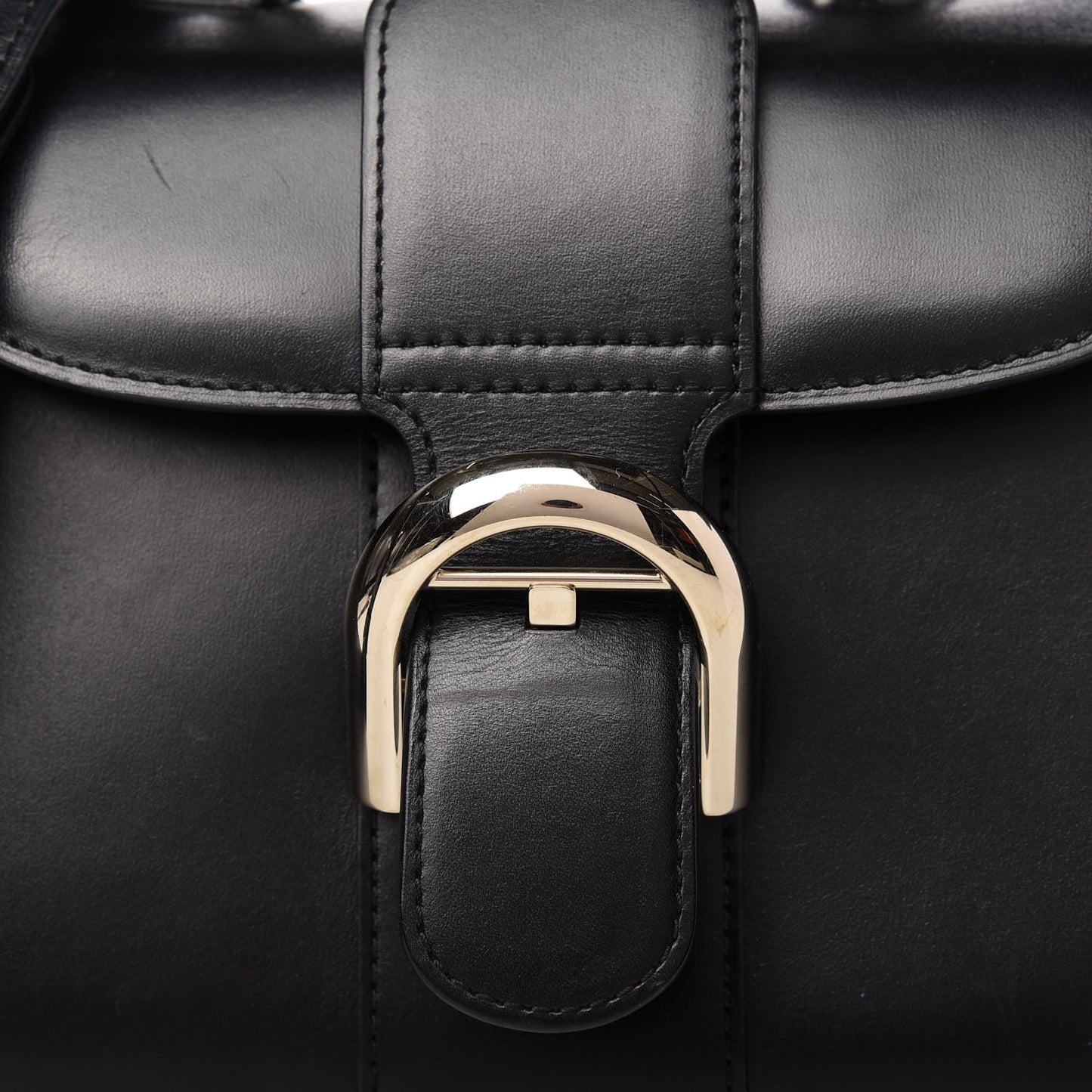 Box Calfskin Mini Brillant Satchel Black