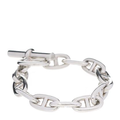 Hermes Sterling Silver MM Chaine d'Ancre Bracelet 3 of 6