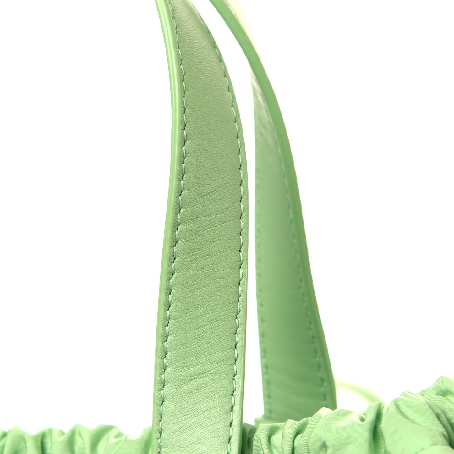 French Calfskin Small Shell Pistachio