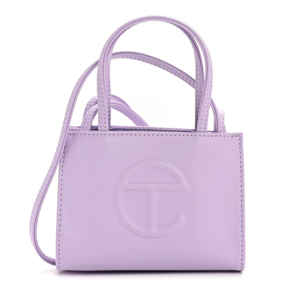 Telfar Vegan Leather Small Shopping Bag Lavender 1 of 10