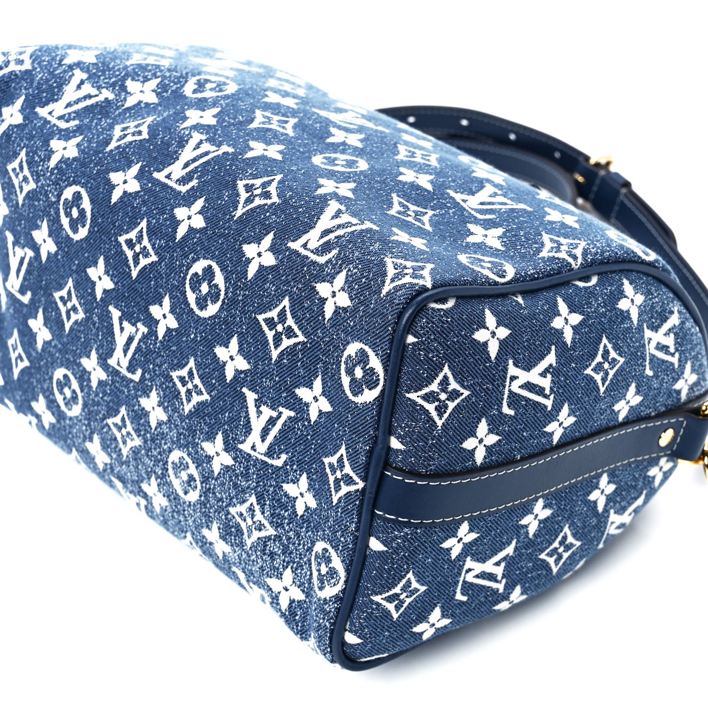 Monogram Jacquard Denim Speedy Bandouliere 25 Bleu