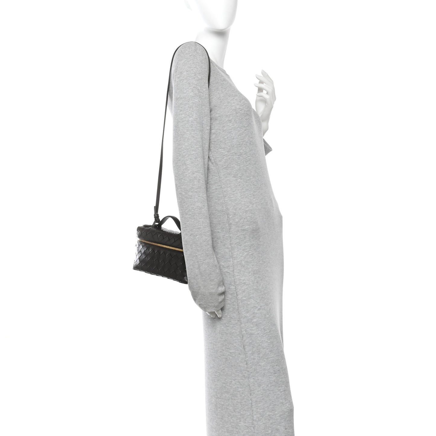 Calfskin Intrecciato Bang Bang Vanity Case Fondant