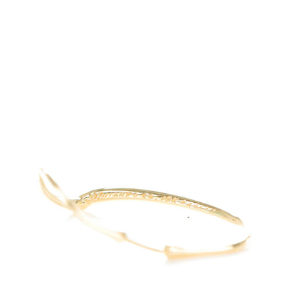 Tiffany 18K Yellow Gold Small Elsa Peretti Open Heart Hoop Earrings 3 of 7