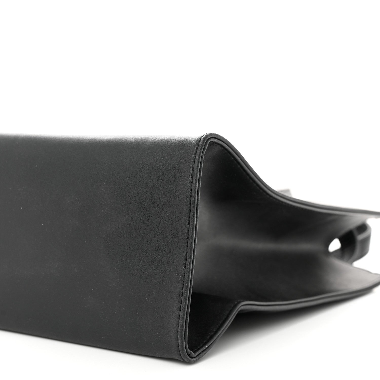 Telfar Vegan Leather Medium Shopping Bag Black 9 of 10