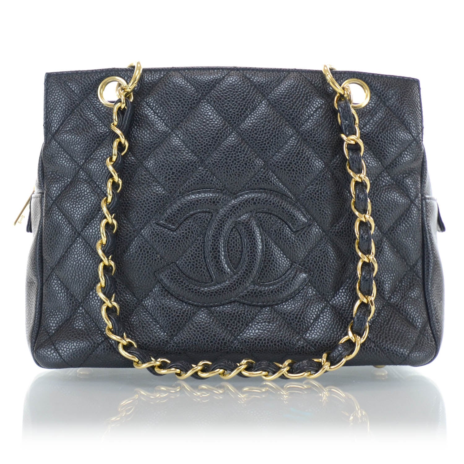 Chanel Caviar Quilted Petit Timeless Tote PTT Black 1 of 11