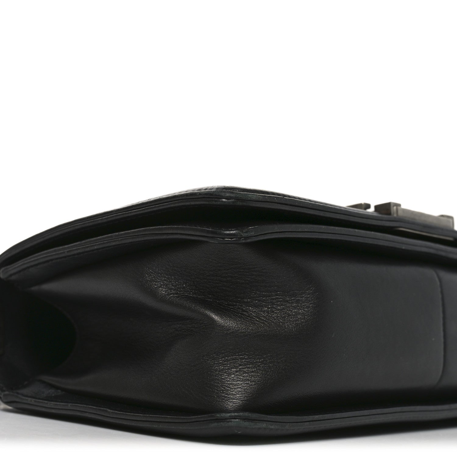Chanel Lambskin Quilted Medium Boy Flap Dark Grey 9 of 11