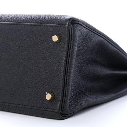 Hermes Togo Kelly Retourne 35 Black 10 of 11