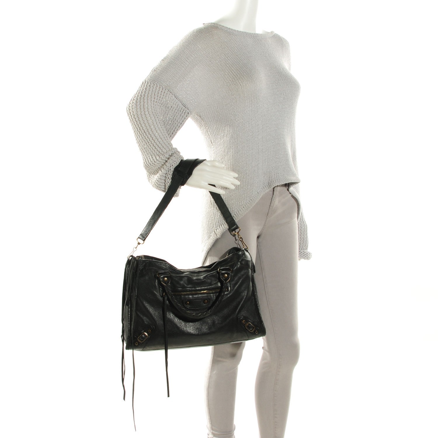 Balenciaga Chevre Classic Hardware City Black 2 of 8