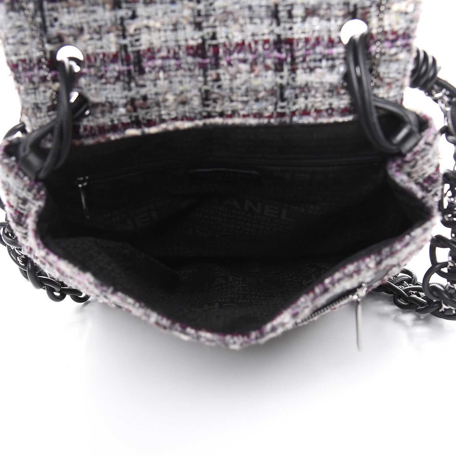 Chanel Tweed Camellia Messenger Multicolor 5 of 9