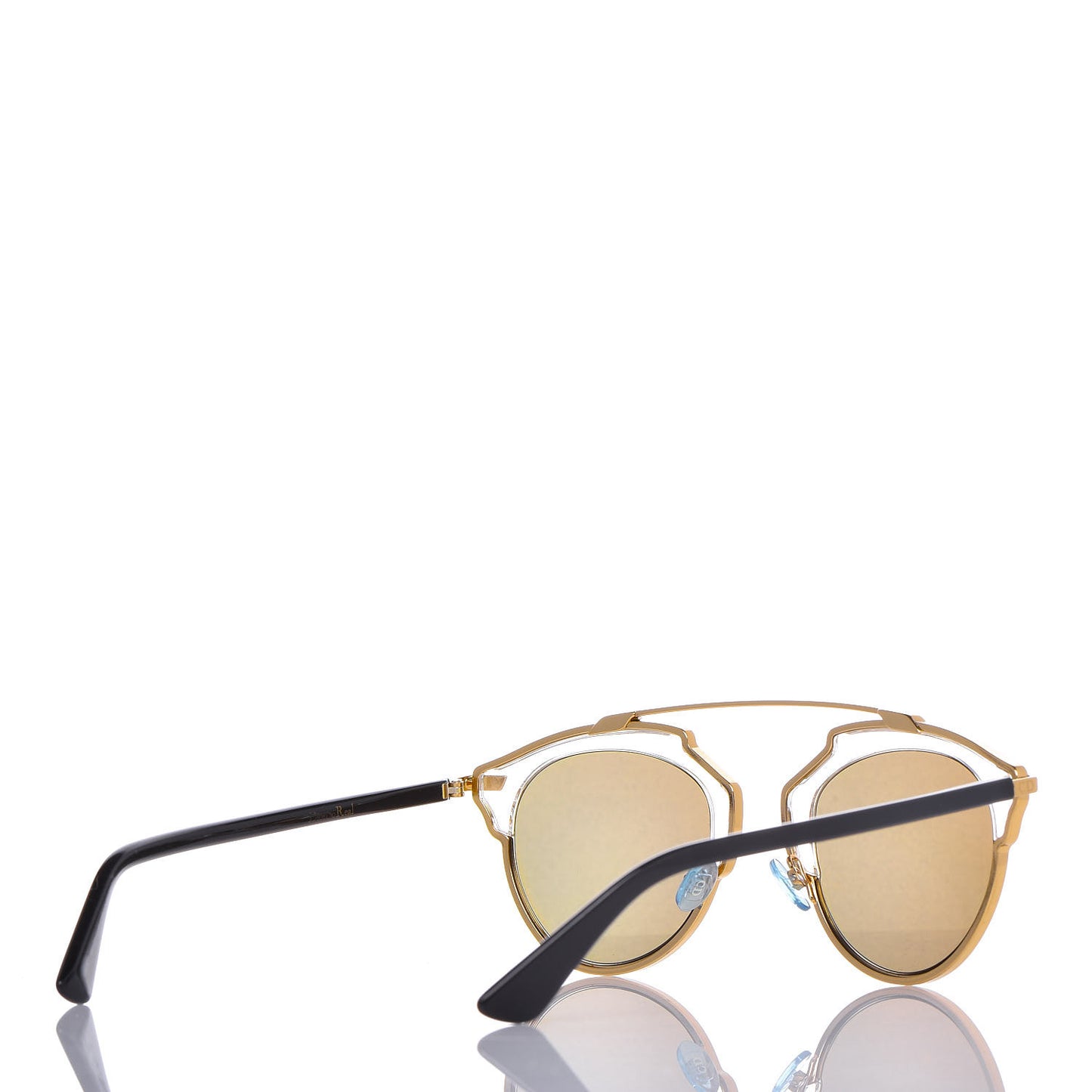 Mirrored So Real Sunglasses Gold