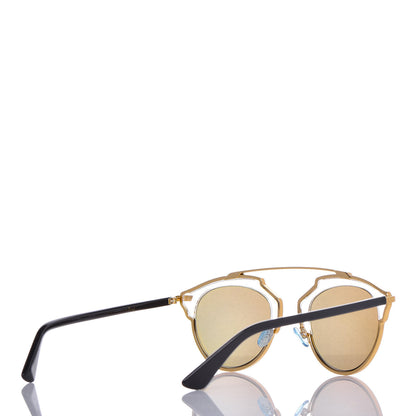 Christian Dior Mirrored So Real Sunglasses Gold 4 of 9