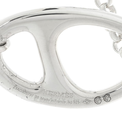 Hermes Sterling Silver Chaine D'Ancre Punk Toggle Necklace 4 of 5