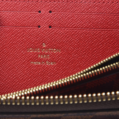 Louis Vuitton Damier Ebene Clemence Wallet Cherry 6 of 8