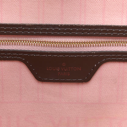 Louis Vuitton Damier Ebene Neo Neverfull MM Rose Ballerine 6 of 14