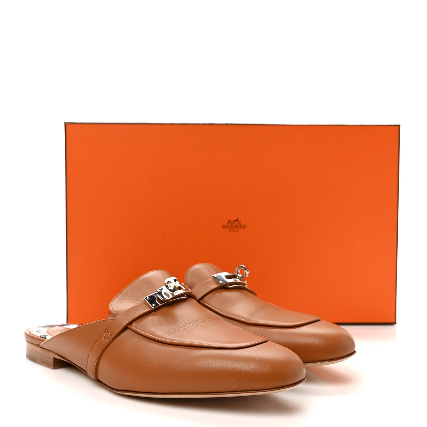 Hermes Calfskin Oz Mules 41 Palissandre 9 of 9