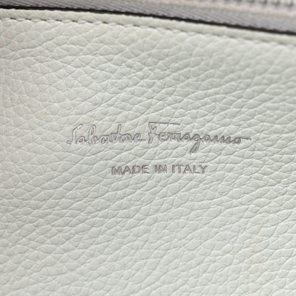Salvatore Ferragamo Calfskin Medium Studio Bag Light Blue 6 of 13