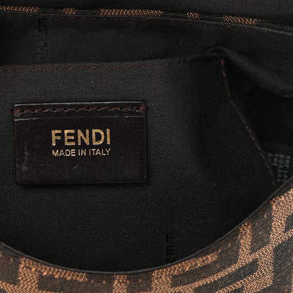 Fendi Zucca Vitello Artic Mini Messenger Bag Tobacco Castagna 5 of 11