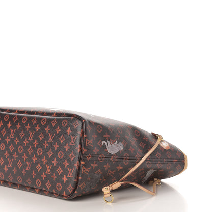 Louis Vuitton Catogram Neverfull MM Marron 9 of 10
