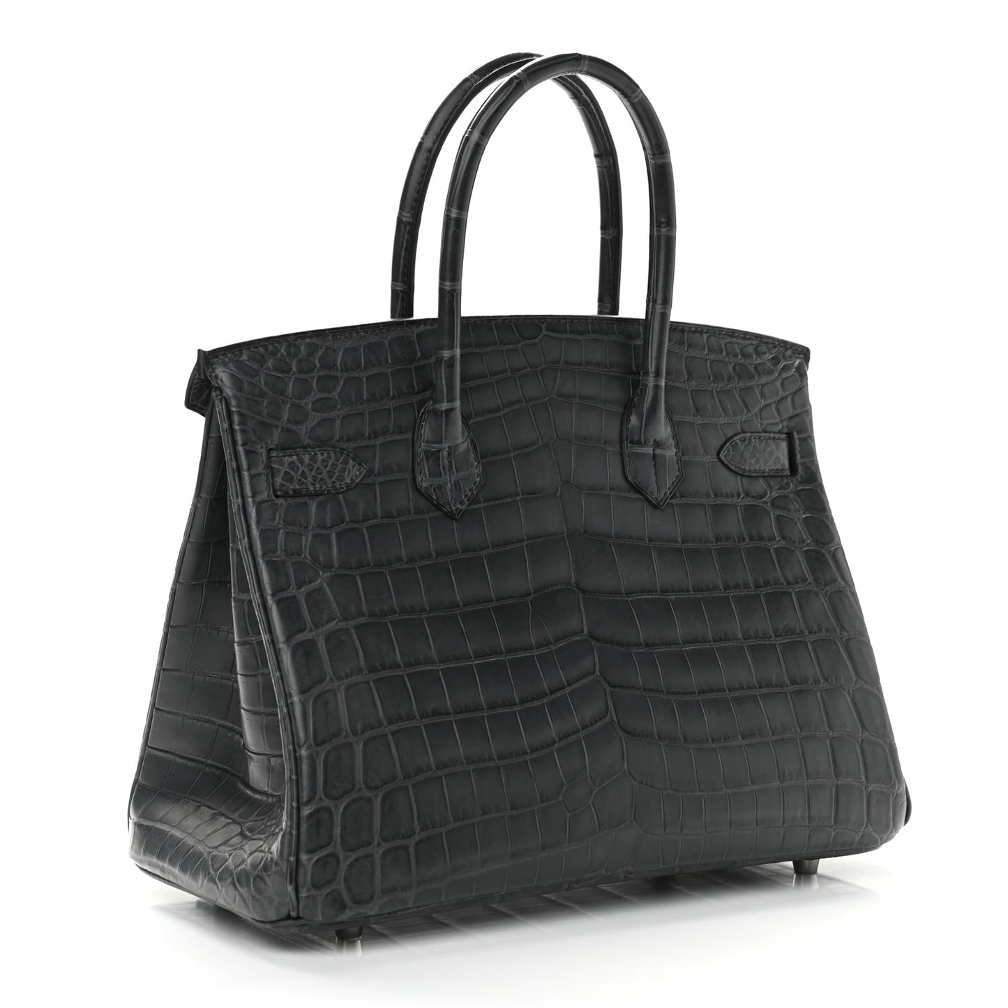 Matte Niloticus Crocodile Birkin 30 Plomb