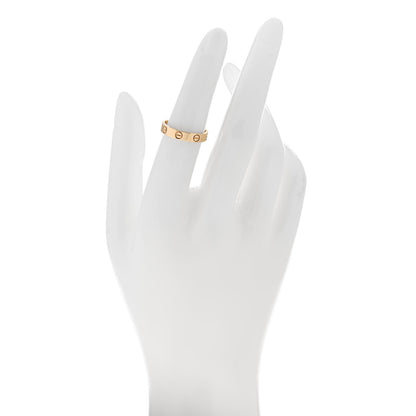 Cartier 18K Yellow Gold 3.5mm LOVE Wedding Band Ring 51 5.75 2 of 5