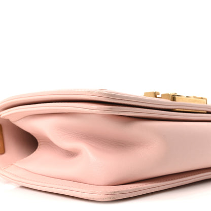 Chanel Lambskin Quilted Small Chain Around Boy Flap Pink 9 of 10
