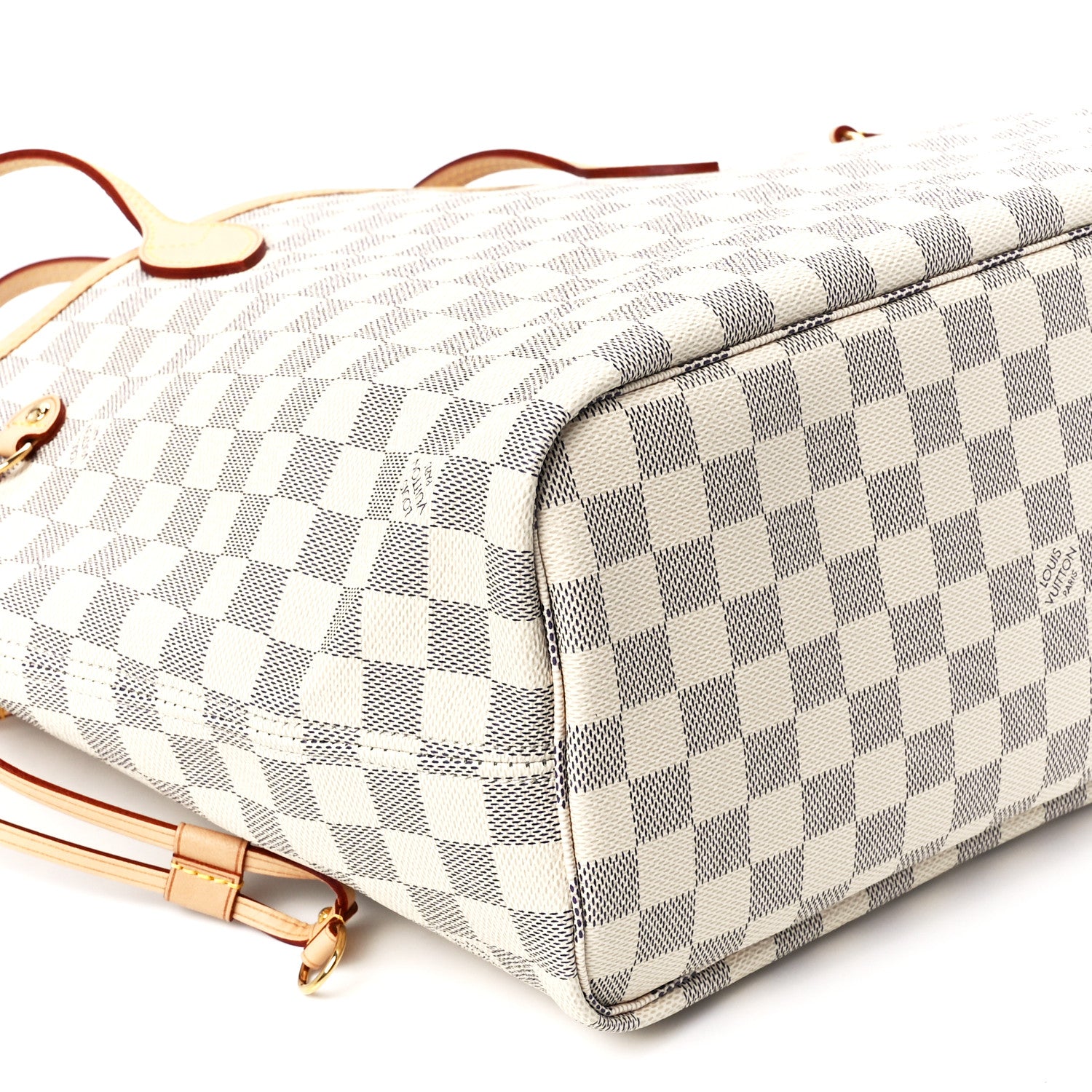 Louis Vuitton Damier Azur Neo Neverfull MM Rose Ballerine 9 of 10