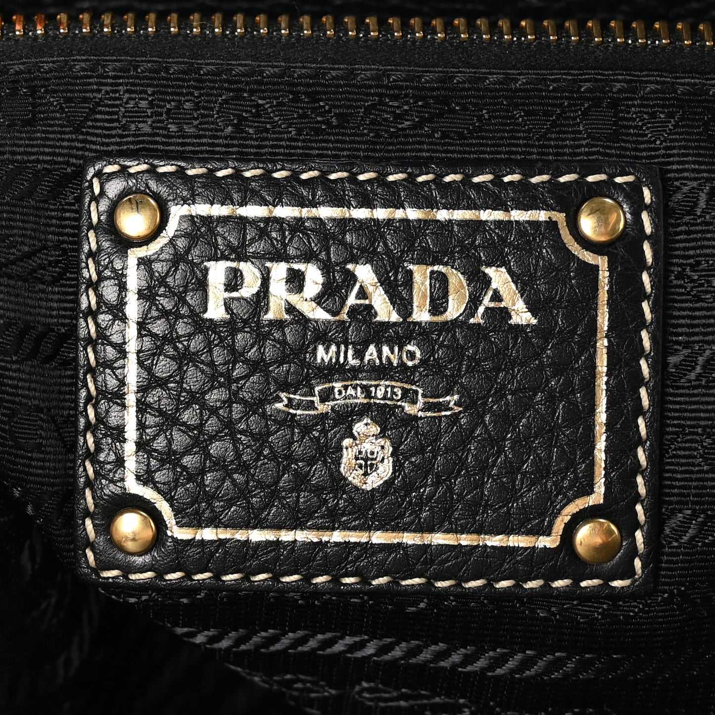 Paglia Vitello Daino Frame Satchel Black