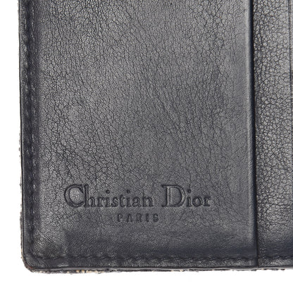 Christian Dior Monogram Compact Wallet Navy 7 of 14