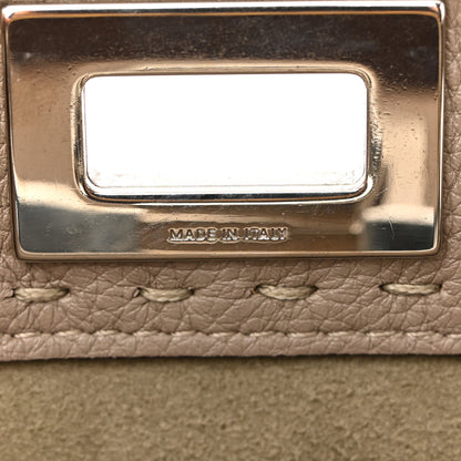 Fendi Cuoio Romano Snakeskin Selleria Mini Peekaboo Iconic Satchel Roccia Corda 8 of 13